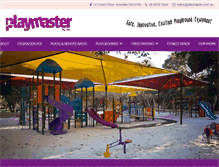 Tablet Screenshot of playmaster.com.au